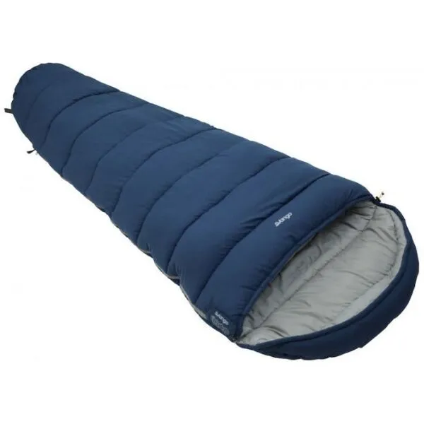 Vango KANTO 250 Spací vak, modrá, veľkosť 215 cm - ľavy zips