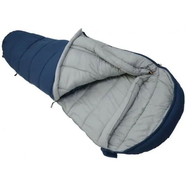 Vango KANTO 250 Spací vak, modrá, veľkosť 215 cm - ľavy zips