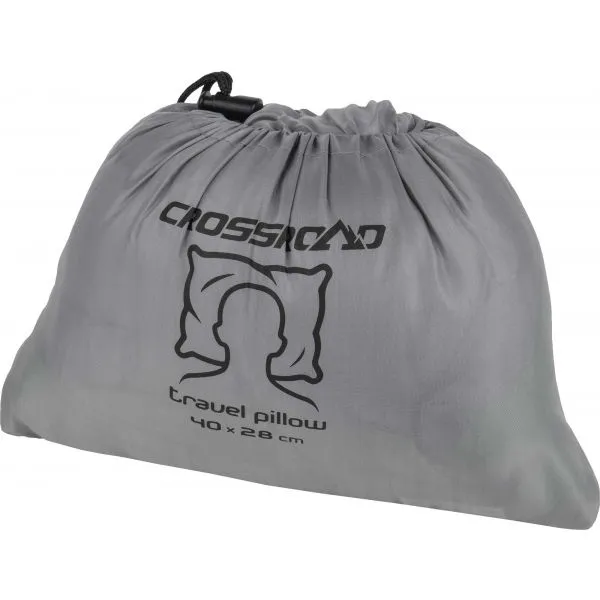 Crossroad TRAVEL PILLOW Zbaliteľný cestovný vankúš, svetlo zelená, veľkosť