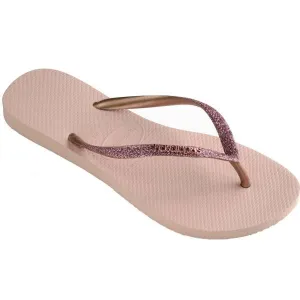 HAVAIANAS SLIM GLITTER Dámske žabky, ružová, veľkosť 35/36