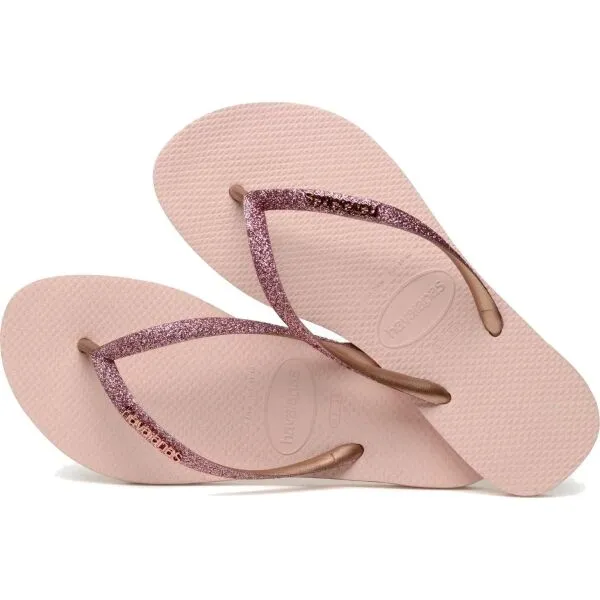 HAVAIANAS SLIM GLITTER Dámske žabky, ružová, veľkosť 35/36