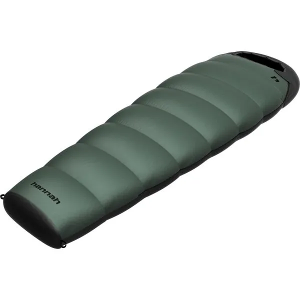 Hannah RAMBL Spací vak, tmavo zelená, veľkosť 220 cm - ľavy zips