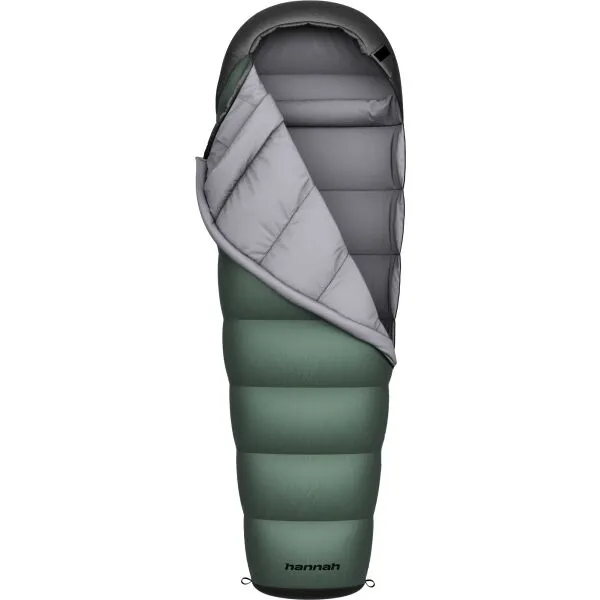 Hannah RAMBL Spací vak, tmavo zelená, veľkosť 220 cm - ľavy zips