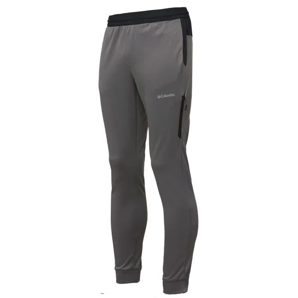 Columbia TECH FLEECE PANT Pánske fitness nohavice, tmavo sivá, veľkosť