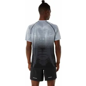 ASICS SEAMLESS TOP Pánske športové tričko, čierna, veľkosť