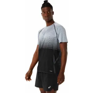 ASICS SEAMLESS TOP Pánske športové tričko, čierna, veľkosť