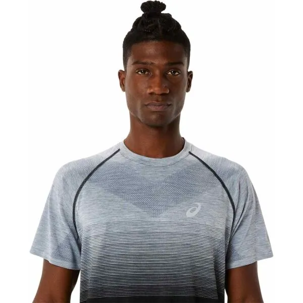 ASICS SEAMLESS TOP Pánske športové tričko, čierna, veľkosť