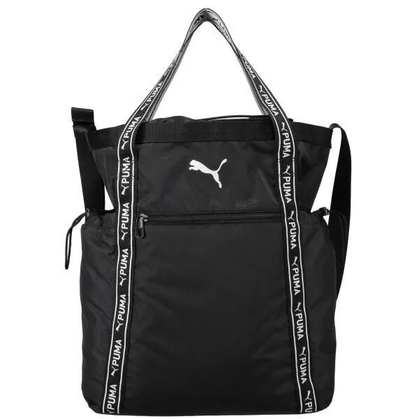 Puma AT ESSENTIALS TOTE BAG Dámska taška, čierna, veľkosť