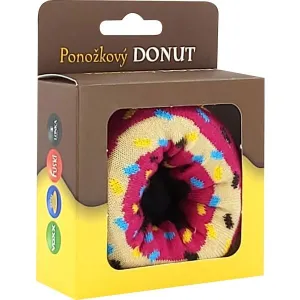 Lonka DONUT Dámske ponožky, hnedá, veľkosť