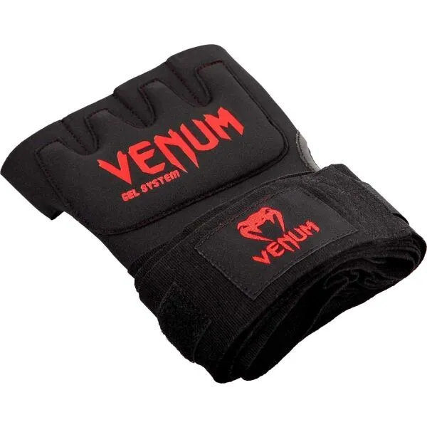 Venum KONTACT GEL GLOVE WRAPS Rukavice, čierna, veľkosť