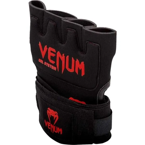 Venum KONTACT GEL GLOVE WRAPS Rukavice, čierna, veľkosť