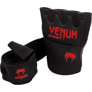 Venum KONTACT GEL GLOVE WRAPS Rukavice, čierna, veľkosť