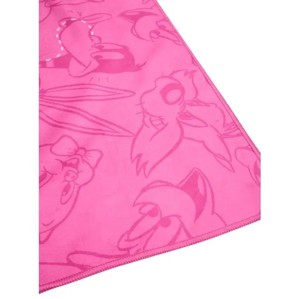 Warner Bros TWEETY 80 x 130 Rýchloschnúci športový uterák, ružová, veľkosť