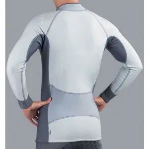 LAVACORE LC ELITE SHIRT LONG SLEEVE Top s merinom na vodné športy, sivá, veľkosť