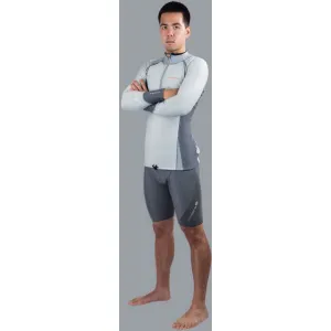 LAVACORE LC ELITE SHIRT LONG SLEEVE Top s merinom na vodné športy, sivá, veľkosť