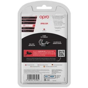 Opro SILVER JAWZ Chránič zubov, čierna, veľkosť UNI