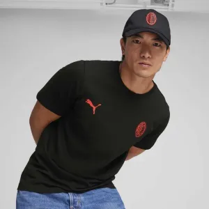 Puma AC MILAN ESSENTIALS CAP Šiltovka, čierna, veľkosť UNI