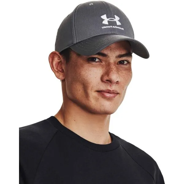 Under Armour MENS BRANDED LOCKUP ADJ Pánska šiltovka, tmavo sivá, veľkosť
