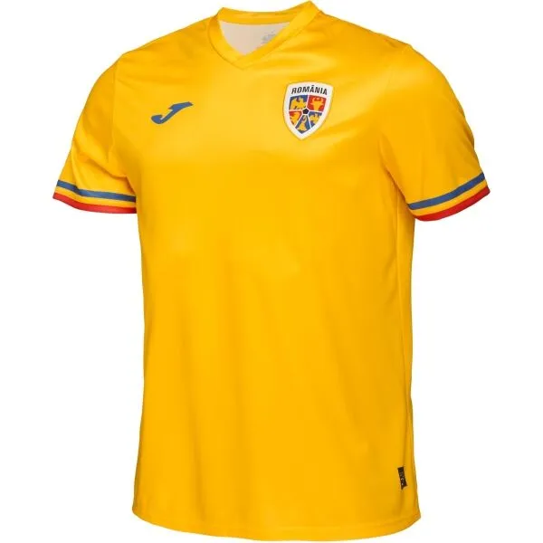 Joma FED. FUTBOL RUMANÍA REPLICA SHORT SLEEVE T-SHIRT Pánsky futbalový dres, žltá, veľkosť XXXXS