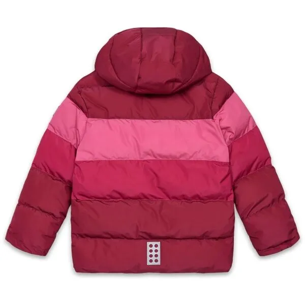 LEGO&reg; kidswear LWJIPE 705 Dievčenská lyžiarska bunda, červená, veľkosť