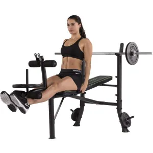 Tunturi WB40 COMPACT WIDTH WEIGHT BENCH Posilňovacia lavica, čierna, veľkosť