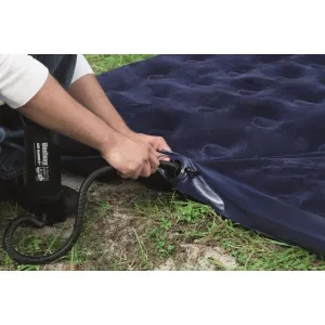 Bestway KING FLOCKED MAT Nafukovací matrac, modrá, veľkosť