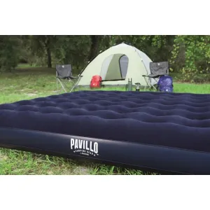 Bestway KING FLOCKED MAT Nafukovací matrac, modrá, veľkosť