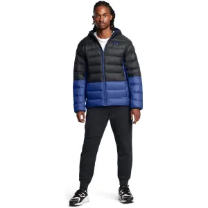 Under Armour LEGEND DOWN HOODED Pánska bunda, čierna, veľkosť M