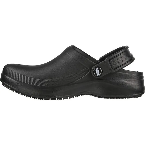 Skechers RIVERBOUND Dámske protišmykové šľapky, čierna, veľkosť