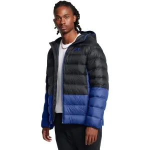 Under Armour LEGEND DOWN HOODED Pánska bunda, čierna, veľkosť M