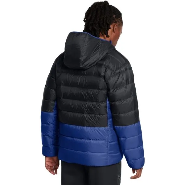 Under Armour LEGEND DOWN HOODED Pánska bunda, čierna, veľkosť M