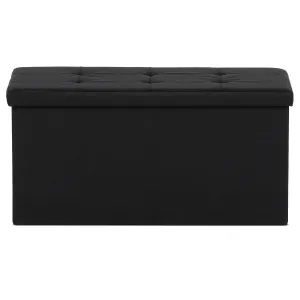 Taburet s úložným priestorom TAB-462 Autronic Čierna