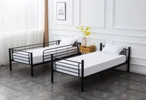 Rozložiteľná poschodová posteľ BUNKY Halmar Čierna
