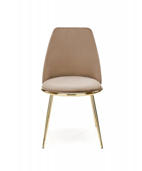 HALMAR Designová židle GLAMOUR K460 béžová