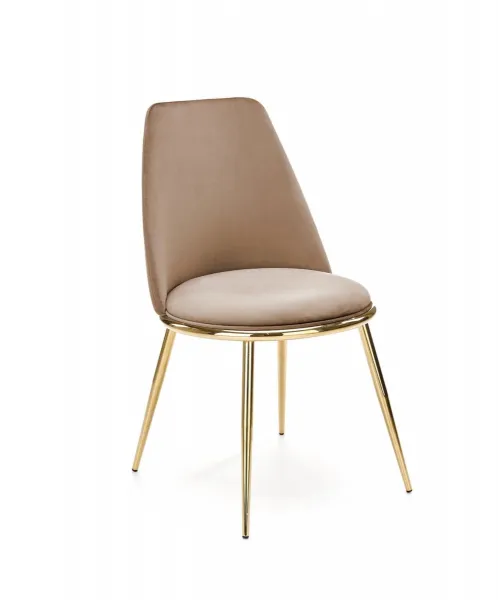 HALMAR Designová židle GLAMOUR K460 béžová