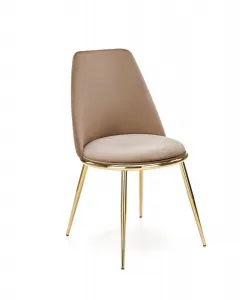 HALMAR Designová židle GLAMOUR K460 béžová