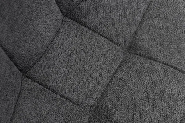 Jedálenská stolička 2 ks BAUKIS Dekorhome Tmavosivá