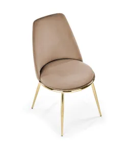 HALMAR Designová židle GLAMOUR K460 béžová