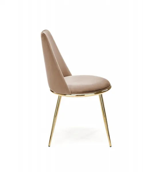HALMAR Designová židle GLAMOUR K460 béžová