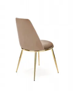 HALMAR Designová židle GLAMOUR K460 béžová