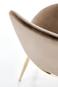 HALMAR Designová židle GLAMOUR K460 béžová