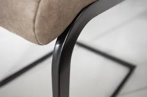 Jedálenská stolička 2 ks TRITON Dekorhome Sivohnedá taupe