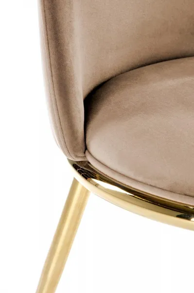 HALMAR Designová židle GLAMOUR K460 béžová