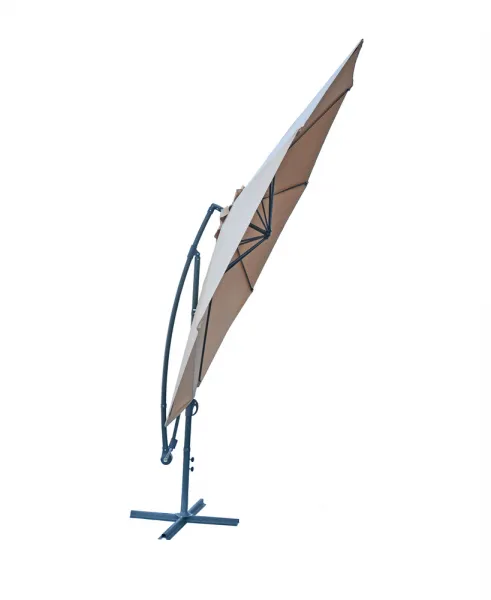 ArtRoja Záhradný slnečník kovový 8080 | béžová 350 cm