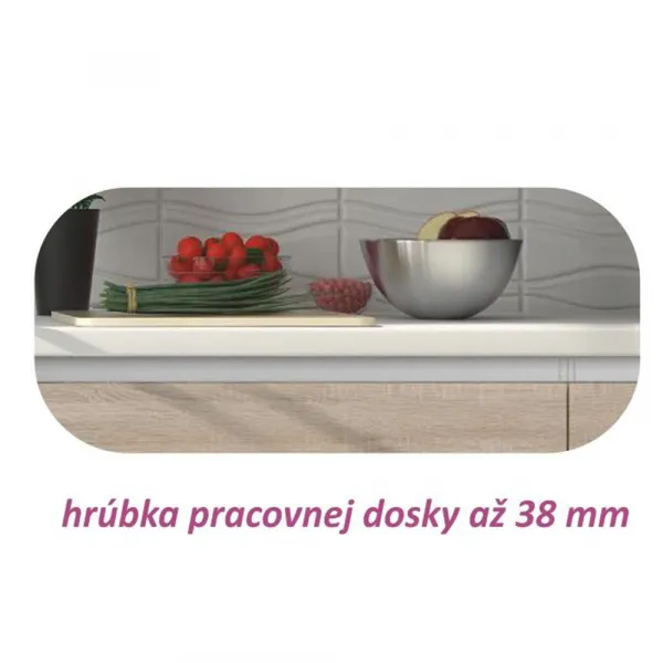 Drezová skrinka LINE D80ZL Tempo Kondela Dub sonoma