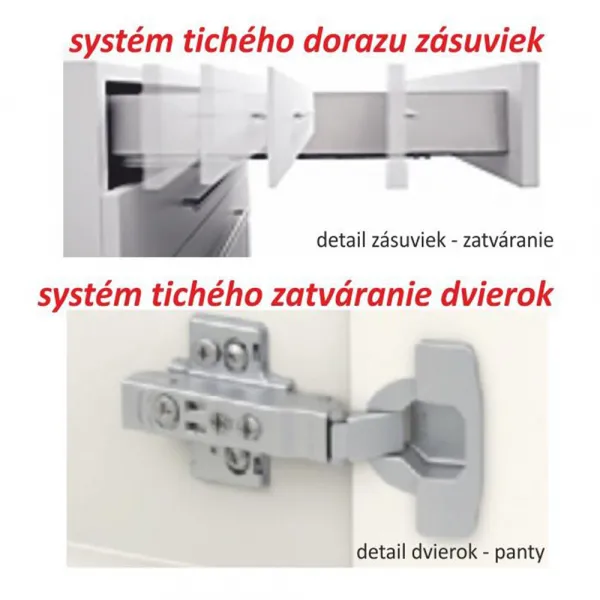 Drezová skrinka LINE D80ZL Tempo Kondela Dub sonoma