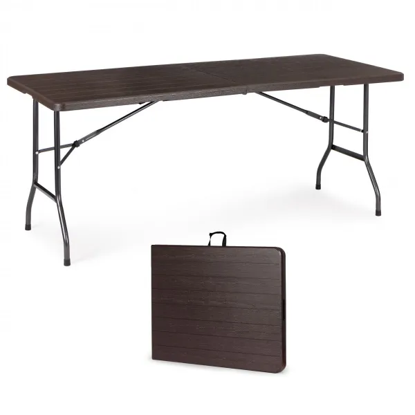 MODERNHOME Skládací cateringový stůl Impro 180 cm hnědý
