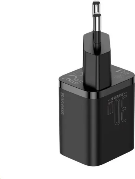 Baseus Super Si Quick Charger 1C 30W nástenná nabíjačka (čierna) 027581