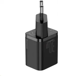 Baseus Super Si Quick Charger 1C 30W nástenná nabíjačka (čierna) 027581