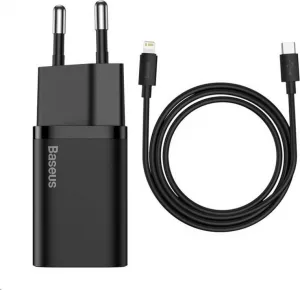 Baseus Super Si Quick Charger 1C 30W nástenná nabíjačka (čierna) 027581